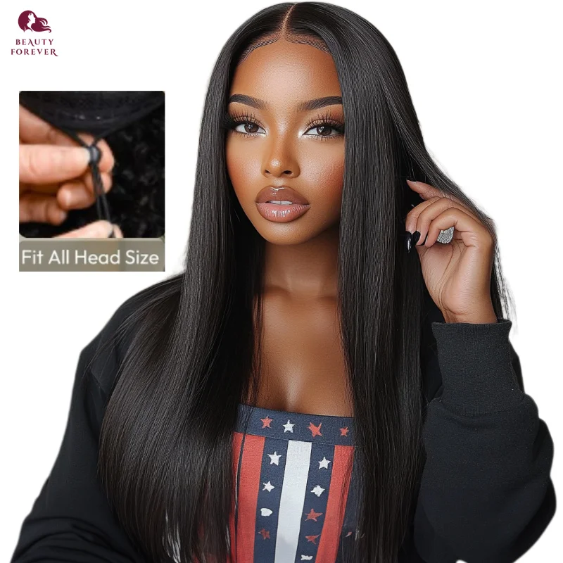 Beautyforever NEW DrawString Yaki Straight V Part Wig Human Hair Real Scalp Upgrade Breathable V Part Human Hair Wig 180%
Beautyforever NEW DrawString Yaki Straight V Part Wig Human Hair Real Scalp Upgrade Breathable V Part Human Hair Wig 180%