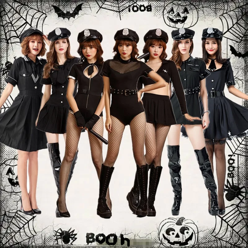 Sexy Halloween Police Uniform Women's Cosplay Performance Costume DS Female Soldier Outfit Stage Performance Traditional Ethn...
Sexy Halloween Police Uniform Women's Cosplay Performance Costume DS Female Soldier Outfit Stage Performance Traditional Ethn...