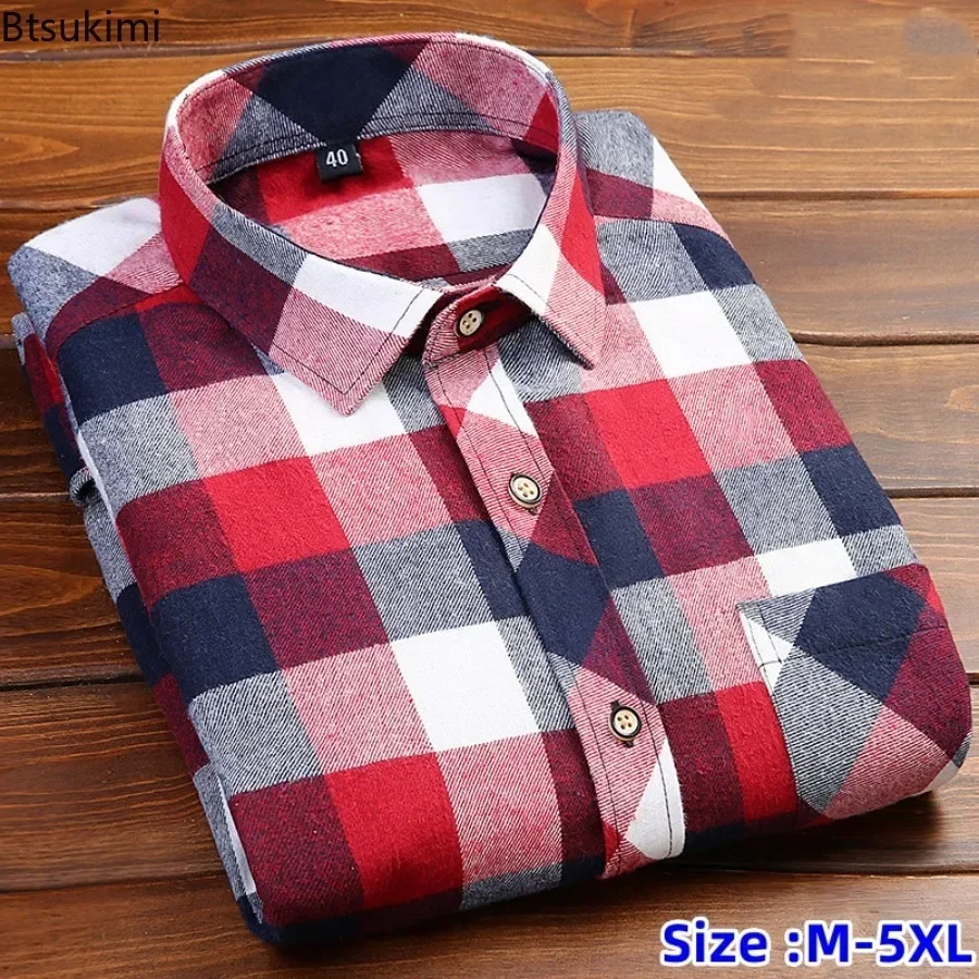 Spring Autumn Men's Shirts Jackets Fashion Casual Lapel Loose Shirts Coats Long Sleeve Soft Breathable Tops Plaid Shirts for Men
Spring Autumn Men's Shirts Jackets Fashion Casual Lapel Loose Shirts Coats Long Sleeve Soft Breathable Tops Plaid Shirts for Men