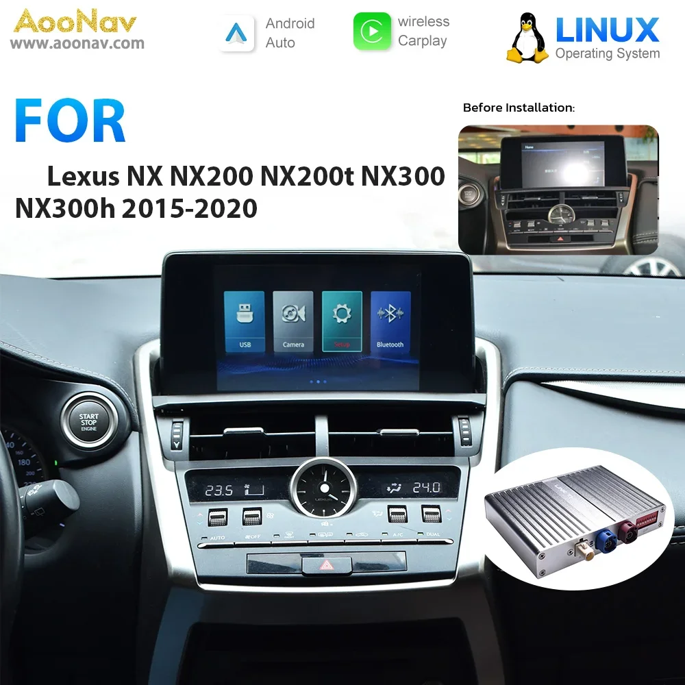 Беспроводной Apple CarPlay для Lexus NX NX200 NX200t NX300 NX300h 2015-2020 Linux система Mirror Link Box Android Авто Стерео обновление
Беспроводной Apple CarPlay для Lexus NX NX200 NX200t NX300 NX300h 2015-2020 Linux система Mirror Link Box Android Авто Стерео обновление