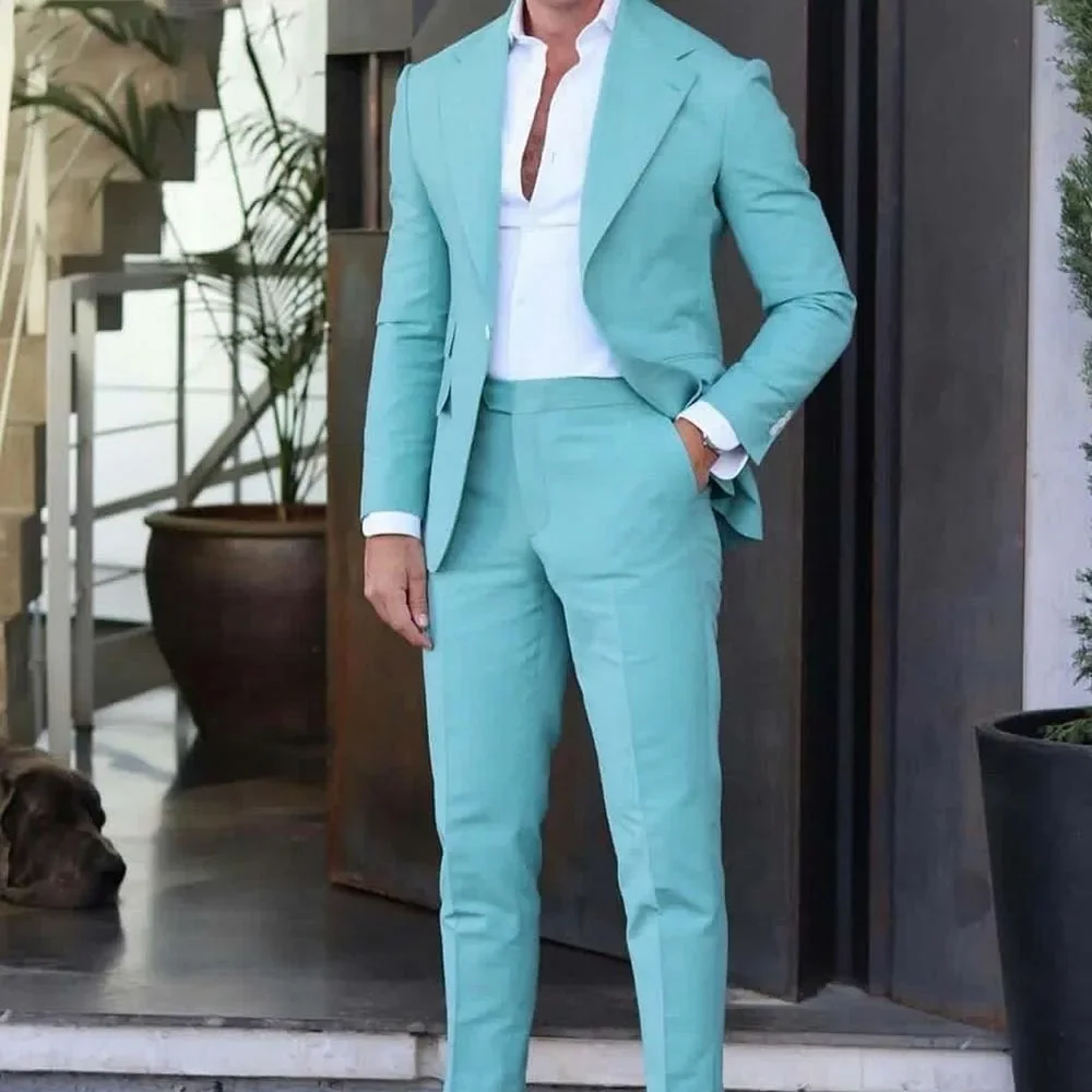 Summer Fashion Solid Male Suit Formal Notch Lapel Blazer Set Smart Casual Outfits Wedding Groom Tuxedo Jacket with Pants 2024
Summer Fashion Solid Male Suit Formal Notch Lapel Blazer Set Smart Casual Outfits Wedding Groom Tuxedo Jacket with Pants 2024