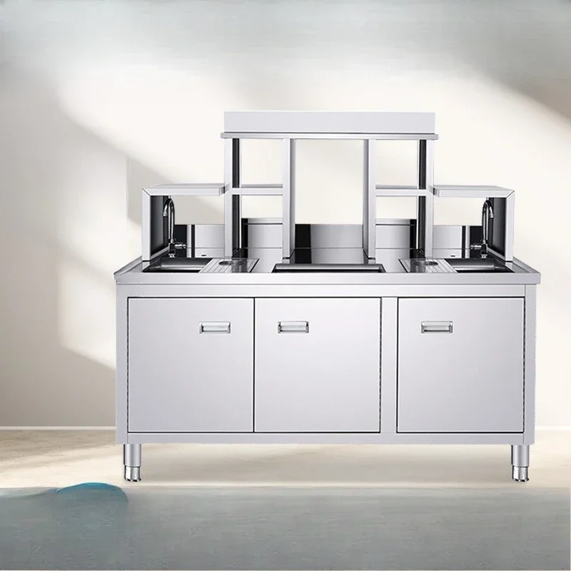 Milk tea operation table, water bar table, beverage equipment commercial double-temperature water bar worktable, milk te
Milk tea operation table, water bar table, beverage equipment commercial double-temperature water bar worktable, milk te