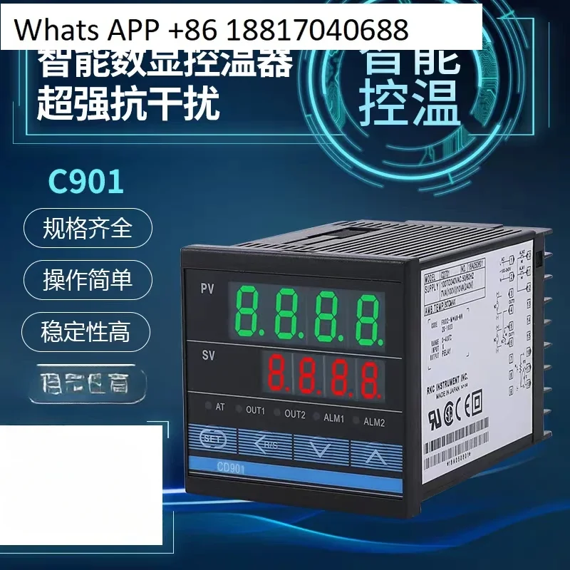 CD901 Термостат с цифровым дисплеем Интеллектуальный термостат PID FK02-M * AN FK02-V * AN
CD901 Термостат с цифровым дисплеем Интеллектуальный термостат PID FK02-M * AN FK02-V * AN
