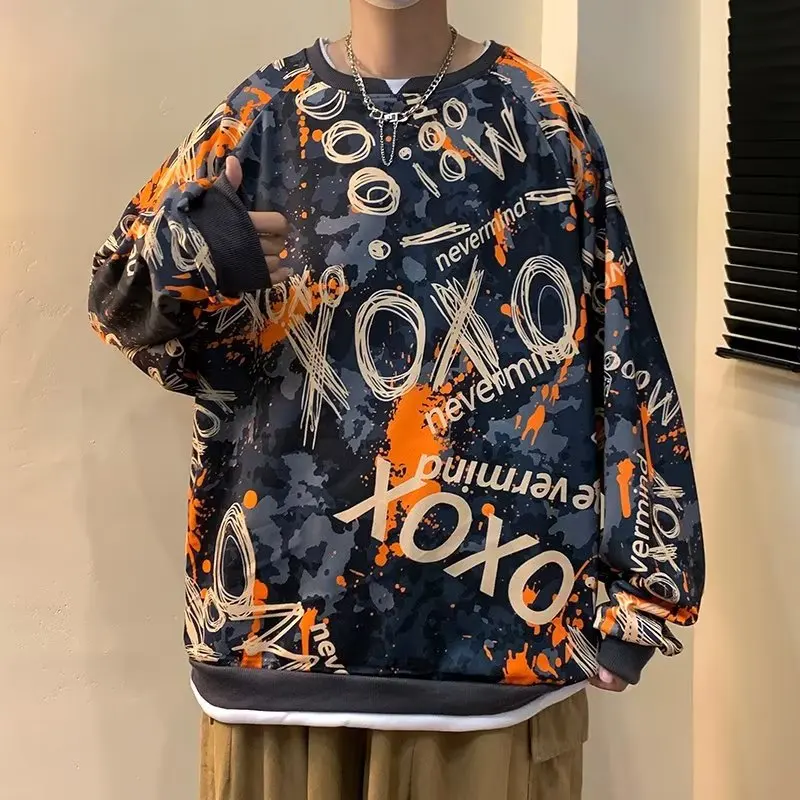 Men's printing Round Neck Pullover Loose Fit Large Sweater Daily Youth Fashion Hip-Hop Trendy Spring Autumn New 2024 Oversized
Men's printing Round Neck Pullover Loose Fit Large Sweater Daily Youth Fashion Hip-Hop Trendy Spring Autumn New 2024 Oversized