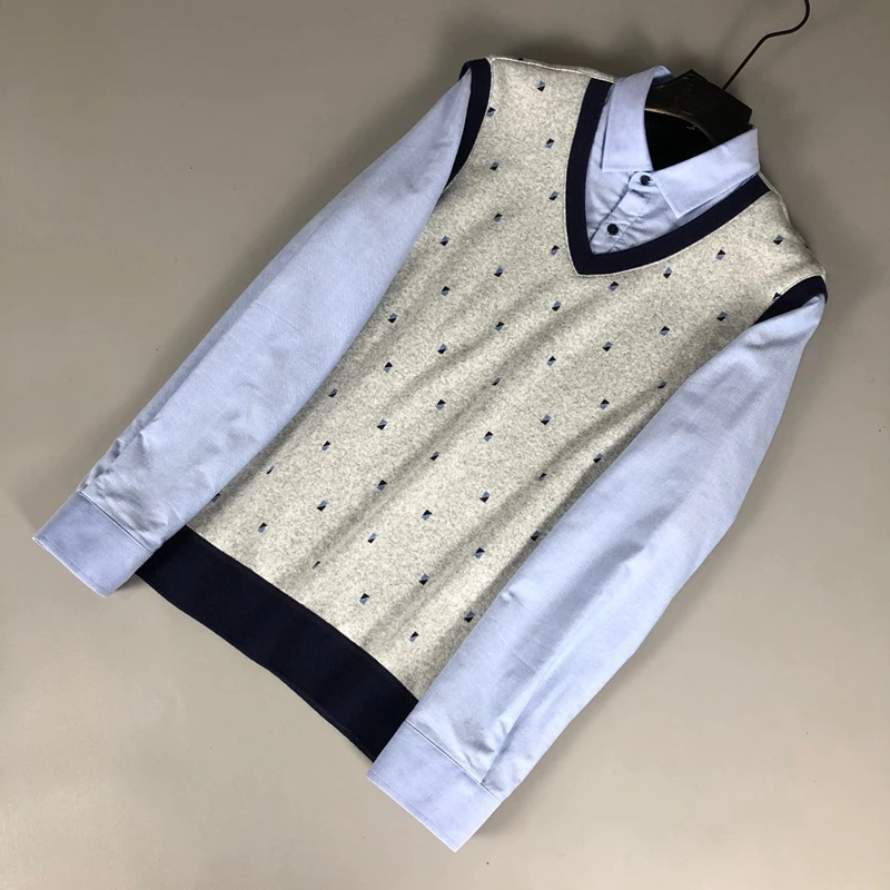 Thiened Fce Warm Knitted Sweater irt Collar Men's Youth Faion Ci Busin Casual Long Sve Straight Tube Fit Swe...
Thiened Fce Warm Knitted Sweater irt Collar Men's Youth Faion Ci Busin Casual Long Sve Straight Tube Fit Swe...