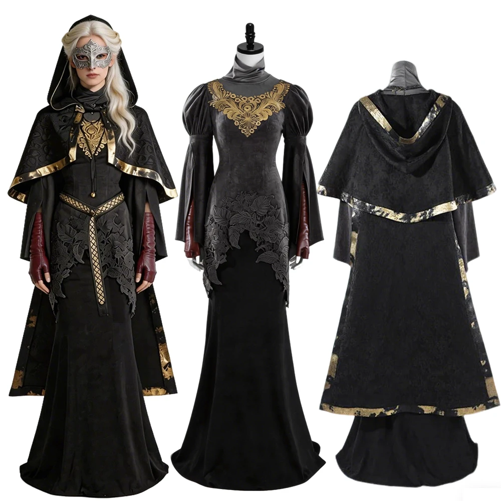 Game The Fire Keeper Cosplay Costume Adult Women Dark Dress Cloak Full Set Stage Uniform Halloween Clothes
Game The Fire Keeper Cosplay Costume Adult Women Dark Dress Cloak Full Set Stage Uniform Halloween Clothes
