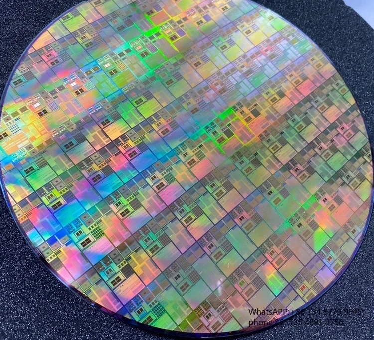Wafer 8 inch lithography chip integrated circuit semiconductor silicon chip
Wafer 8 inch lithography chip integrated circuit semiconductor silicon chip