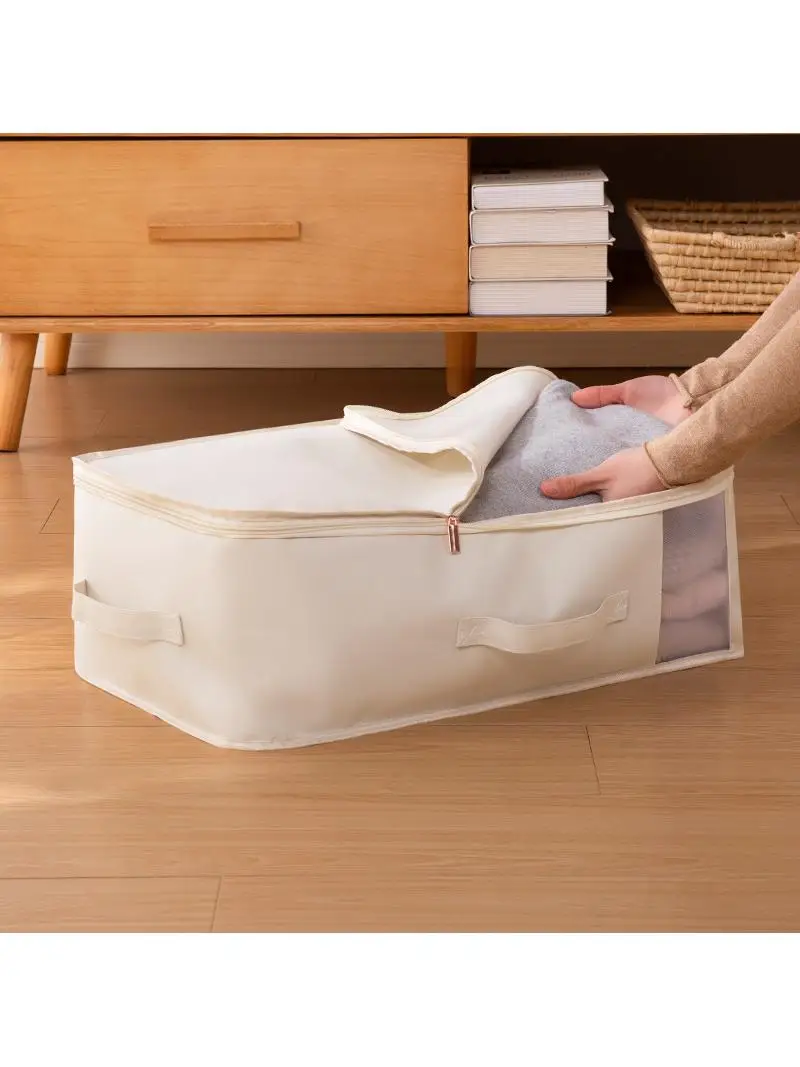 Oxford Cloth Visual Window Storage Bag Cotton Quilt Clothing Bedroom Pants Wardrobe Organizer Bag Moving House Travel Universal
Oxford Cloth Visual Window Storage Bag Cotton Quilt Clothing Bedroom Pants Wardrobe Organizer Bag Moving House Travel Universal