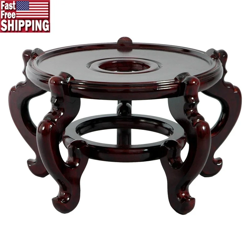 Premium Rosewood Fishbowl Stand Traditional Display Base Five Elegant Legs Perfect Vases Urns and Decorative Pieces
Premium Rosewood Fishbowl Stand Traditional Display Base Five Elegant Legs Perfect Vases Urns and Decorative Pieces