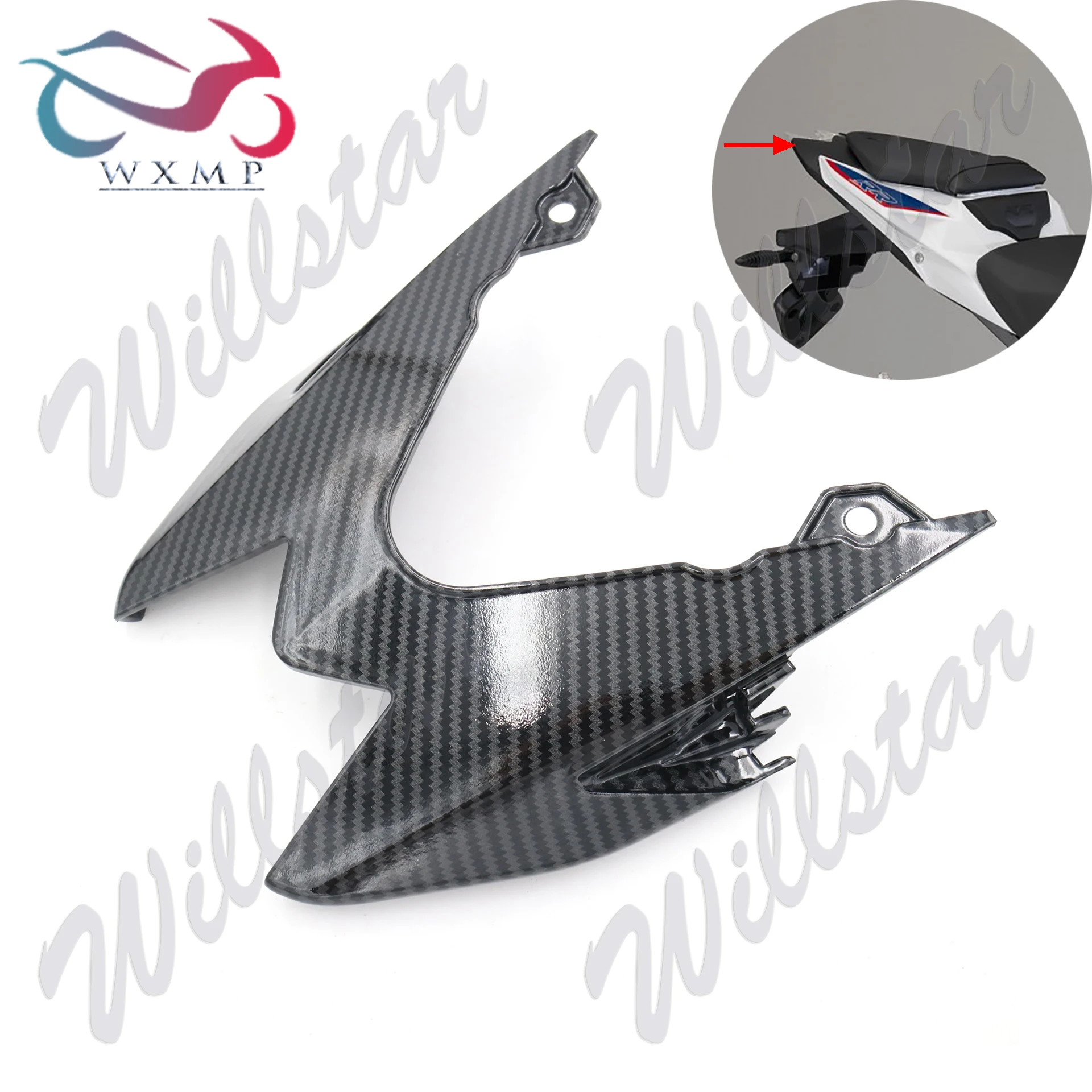 Carbon Fiber Color Motorcycle Rear Seat Fairing Moto Tail light Cover For BMW S1000RR 2015-2018
Carbon Fiber Color Motorcycle Rear Seat Fairing Moto Tail light Cover For BMW S1000RR 2015-2018
