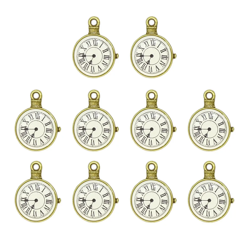 10 Pcs Watch Pendant Vintage Alloy Charm DIY Jewelry Making Necklace Bracelet Earring Keychain Accessories Durable Fashion
10 Pcs Watch Pendant Vintage Alloy Charm DIY Jewelry Making Necklace Bracelet Earring Keychain Accessories Durable Fashion