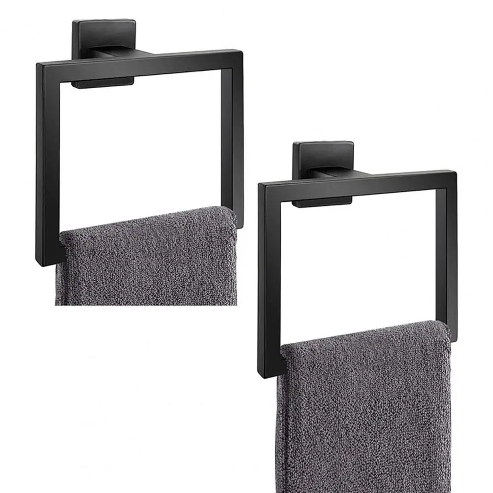 Bathroom Hand Towel Holder Modern Square Design Towel Rings Hand Towel Holders for Wall Mounting Corrosion Resistant Bathroom
Bathroom Hand Towel Holder Modern Square Design Towel Rings Hand Towel Holders for Wall Mounting Corrosion Resistant Bathroom