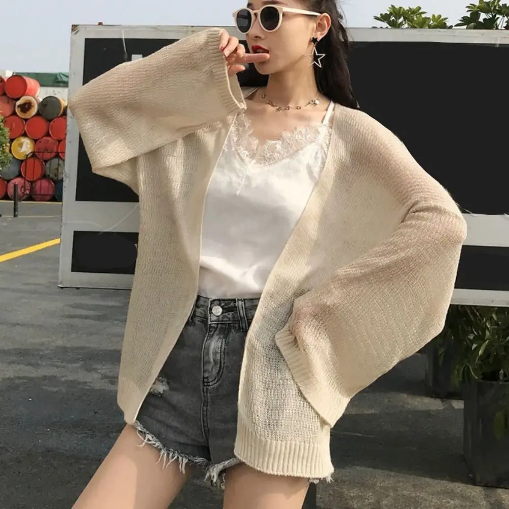 Comfortable See Through Hollow Crochet Cardigan Thin Loose Knitted Crochet Top Shawl Long Sleeves Sun Protection Top Streetwear
Comfortable See Through Hollow Crochet Cardigan Thin Loose Knitted Crochet Top Shawl Long Sleeves Sun Protection Top Streetwear