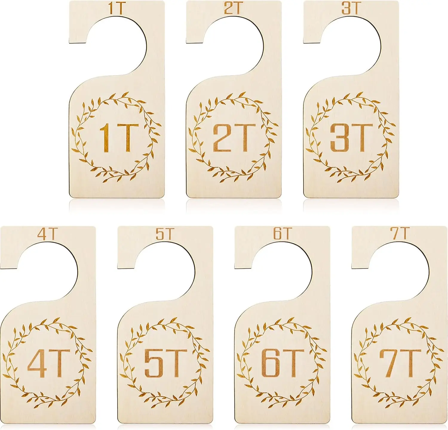 Набор из 7 деревянных разделителей для детского шкафа, органайзер для одежды, размеры от 1T до 7T, для организации детской комнаты
Набор из 7 деревянных разделителей для детского шкафа, органайзер для одежды, размеры от 1T до 7T, для организации детской комнаты