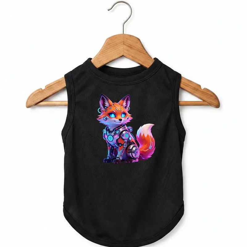 Dog Summer Vest Cyberpunk Fox Print Breathable Tank Pet Clothes Apparel for Small Dogs
Dog Summer Vest Cyberpunk Fox Print Breathable Tank Pet Clothes Apparel for Small Dogs