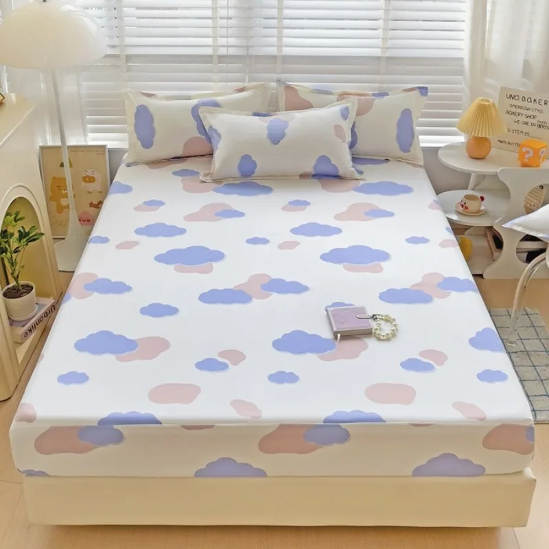 1PC Washed Cotton Fitted Sheet Non Slip Fitted Sheet Elastic Band Around Mattress Cover Bed Cover and Pillowcase
1PC Washed Cotton Fitted Sheet Non Slip Fitted Sheet Elastic Band Around Mattress Cover Bed Cover and Pillowcase