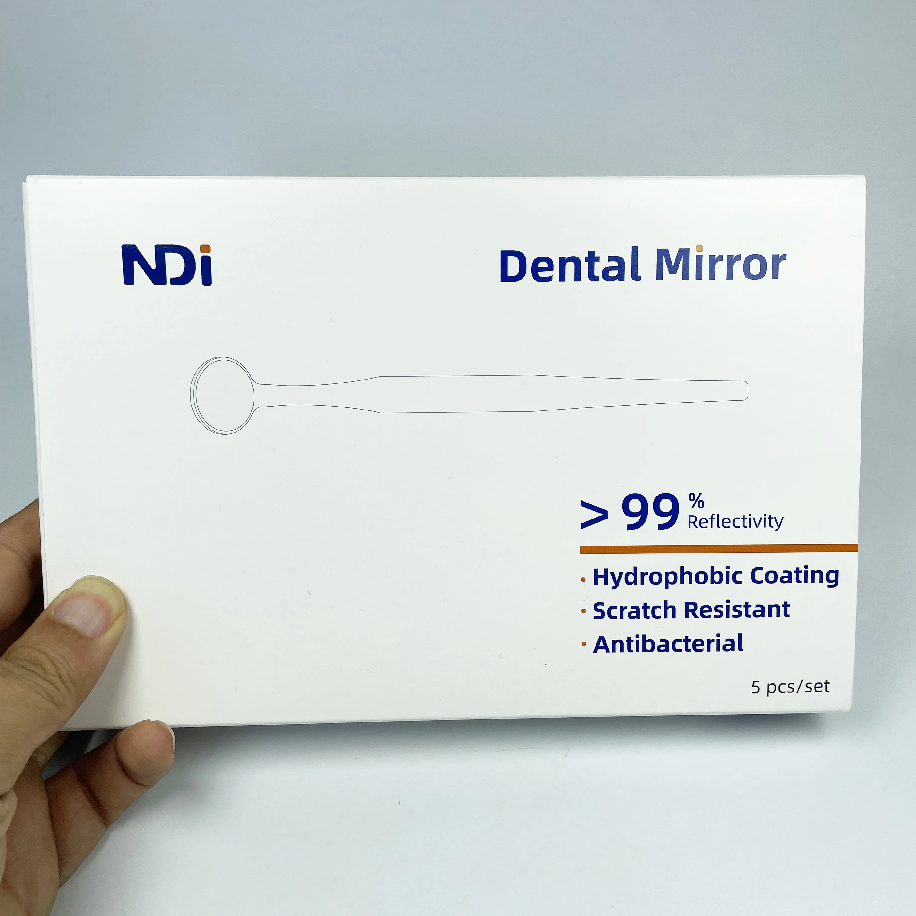 NDI Dental Mouth Mirrors Autoclavable Dental Clinic Tools Colorful Mirrors Single Sided Front Surface
NDI Dental Mouth Mirrors Autoclavable Dental Clinic Tools Colorful Mirrors Single Sided Front Surface
