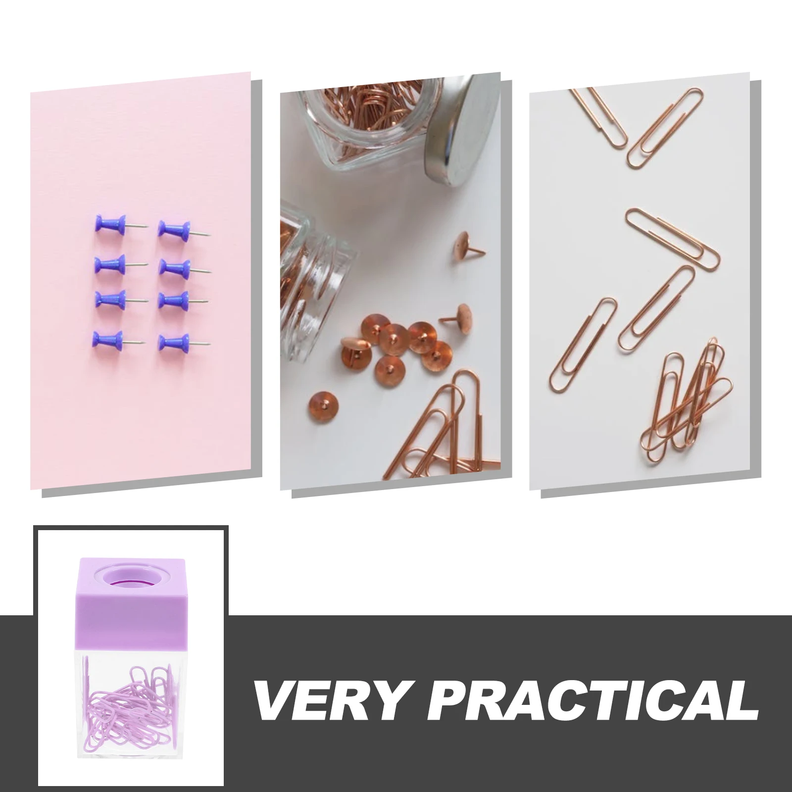 2Pcs Storage Bucket Paperclips Holder Desk Dispenser Mini Plastic Cute Wear Resistant Safe Material
2Pcs Storage Bucket Paperclips Holder Desk Dispenser Mini Plastic Cute Wear Resistant Safe Material