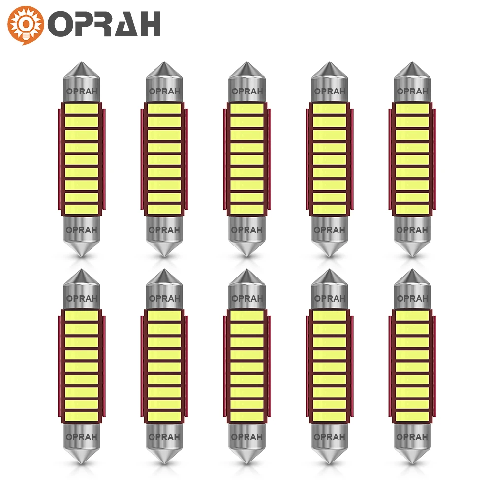 10x Canbus LED Bulb Festoon 31mm 36mm 39mm 41mm Interior Reading Light Auto Dome License Plate Luggage Trunk Lamp White No Error
10x Canbus LED Bulb Festoon 31mm 36mm 39mm 41mm Interior Reading Light Auto Dome License Plate Luggage Trunk Lamp White No Error