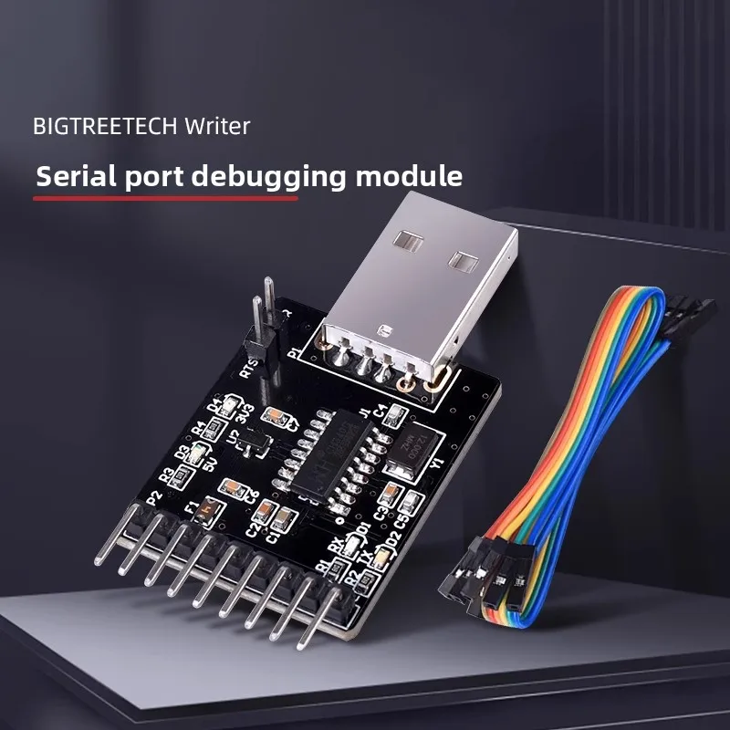 Модуль отладки последовательного порта для записи BIGTREETECH ESP-01S, аксессуары для 3D-принтеров WIFI 
Модуль отладки последовательного порта для записи BIGTREETECH ESP-01S, аксессуары для 3D-принтеров WIFI