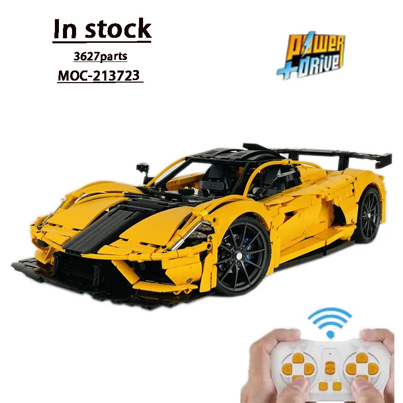 MOC-213723 New F5 Electric RC Supercar Racing Block Model 3627 PartsMOC Creative Boy Kids Birthday Building Blocks Toy Gifts
MOC-213723 New F5 Electric RC Supercar Racing Block Model 3627 PartsMOC Creative Boy Kids Birthday Building Blocks Toy Gifts
