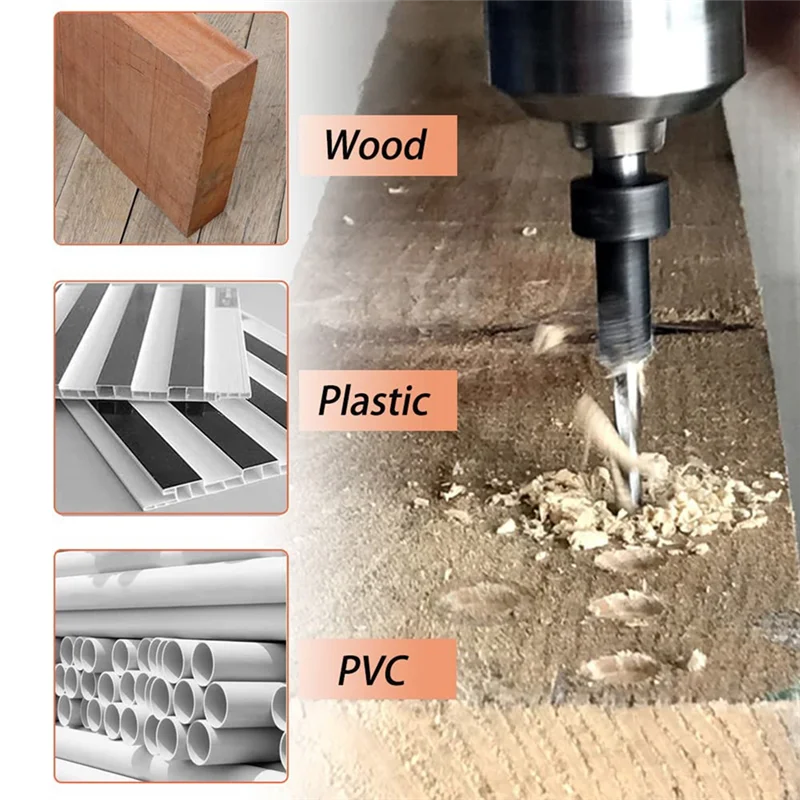 5Pcs Wood Countersink Drill Bit Set With 2Pcs Counter Sinker Replacement Tapered Drill Bit For Drilling Pilot Hole-AA98
5Pcs Wood Countersink Drill Bit Set With 2Pcs Counter Sinker Replacement Tapered Drill Bit For Drilling Pilot Hole-AA98