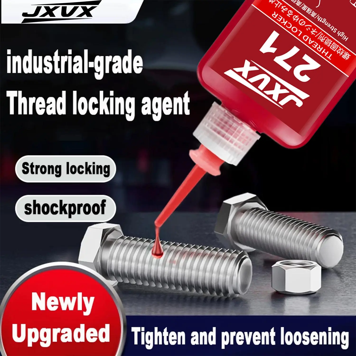 10pcs 271 (red) Threadlocker High Strength Thread Locking Agent Sealant 50ml Anaerobic Glues Anti Loose Screw Glues Fastening Quickly Cured Threadlocker Adhesive for Screw.
10pcs 271 (red) Threadlocker High Strength Thread Locking Agent Sealant 50ml Anaerobic Glues Anti Loose Screw Glues Fastening Quickly Cured Threadlocker Adhesive for Screw.