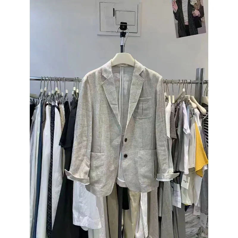 SuperAen Simple Women's Tops 2026 Spring and Summer New Design Loose and Casual Korean Style Thin Cotton and Linen Tailored Coat
SuperAen Simple Women's Tops 2026 Spring and Summer New Design Loose and Casual Korean Style Thin Cotton and Linen Tailored Coat