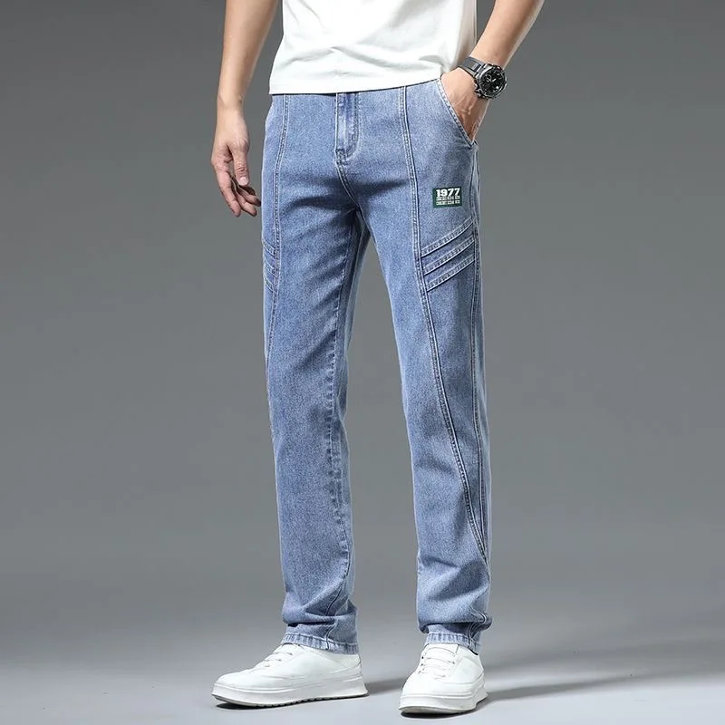 Spring and Autumn New Fashion Trend Solid Color Straight Leg Jeans Men's Casual Comfortable Sports Elastic High Quality Pants
Spring and Autumn New Fashion Trend Solid Color Straight Leg Jeans Men's Casual Comfortable Sports Elastic High Quality Pants