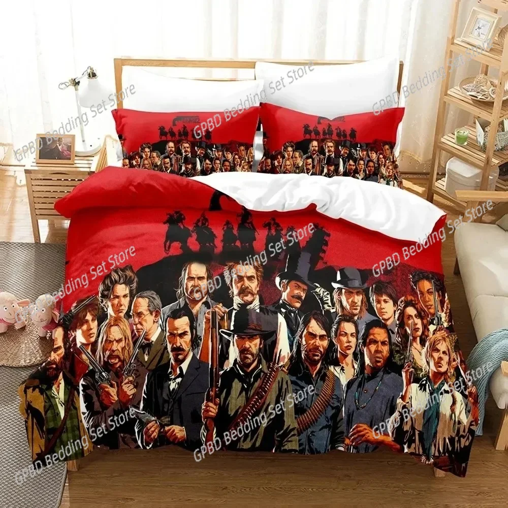 Game Red Dead Redemption Bedding Set Boys Girls Twin Queen Size Duvet Cover Pillowcase Bed Kids Adult Home Textileextile
Game Red Dead Redemption Bedding Set Boys Girls Twin Queen Size Duvet Cover Pillowcase Bed Kids Adult Home Textileextile