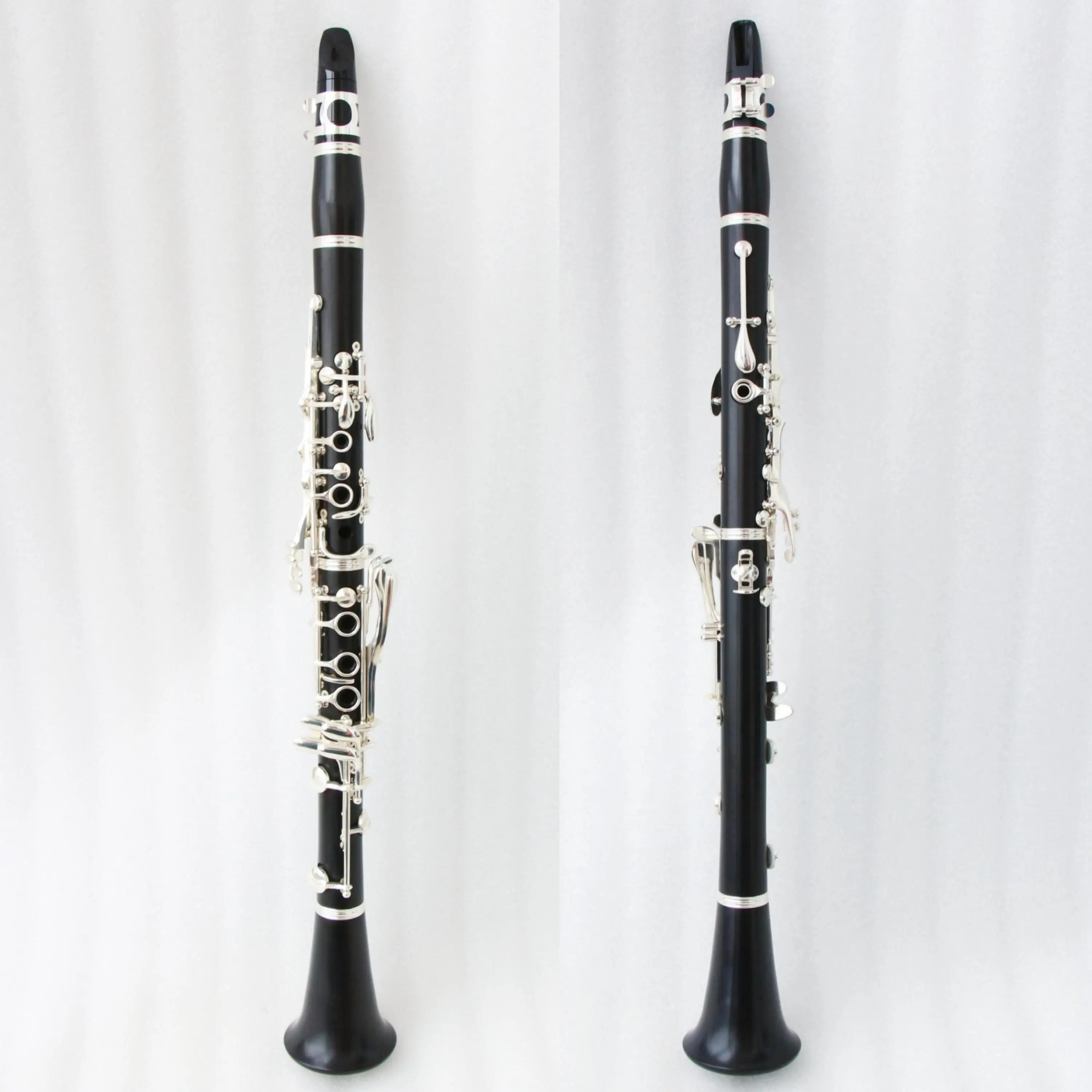High End B Flat Clarinet Grenadilla Wooden Clarinet Silver Plated Bb Clarinet
High End B Flat Clarinet Grenadilla Wooden Clarinet Silver Plated Bb Clarinet