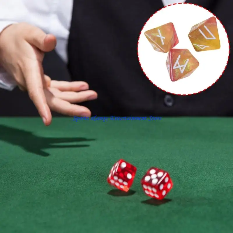 G7NF 3pack Octagonal Dices Adults Polyhedral Astrological Dices Board Game Dices
G7NF 3pack Octagonal Dices Adults Polyhedral Astrological Dices Board Game Dices