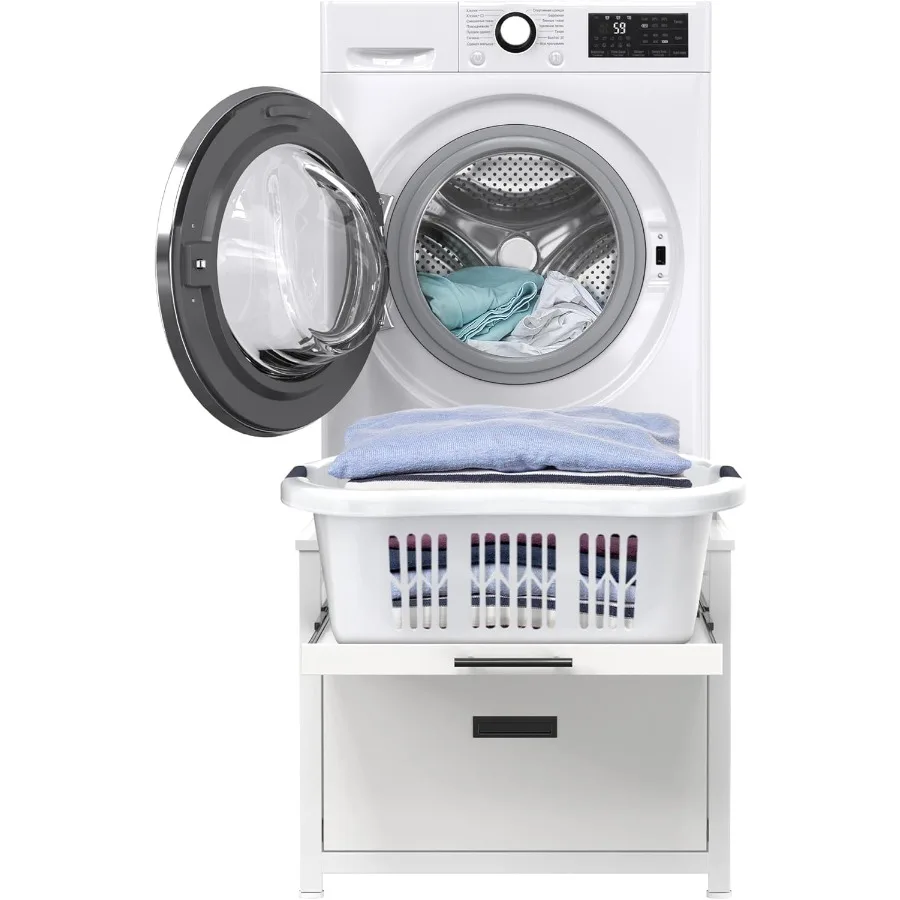 GDLF Washer Dryer Pedestal 24.1 Laundry Pedestal for Compact Washing Machine with Integrated Shelf and Base Storage Space Eleva
GDLF Washer Dryer Pedestal 24.1 Laundry Pedestal for Compact Washing Machine with Integrated Shelf and Base Storage Space Eleva