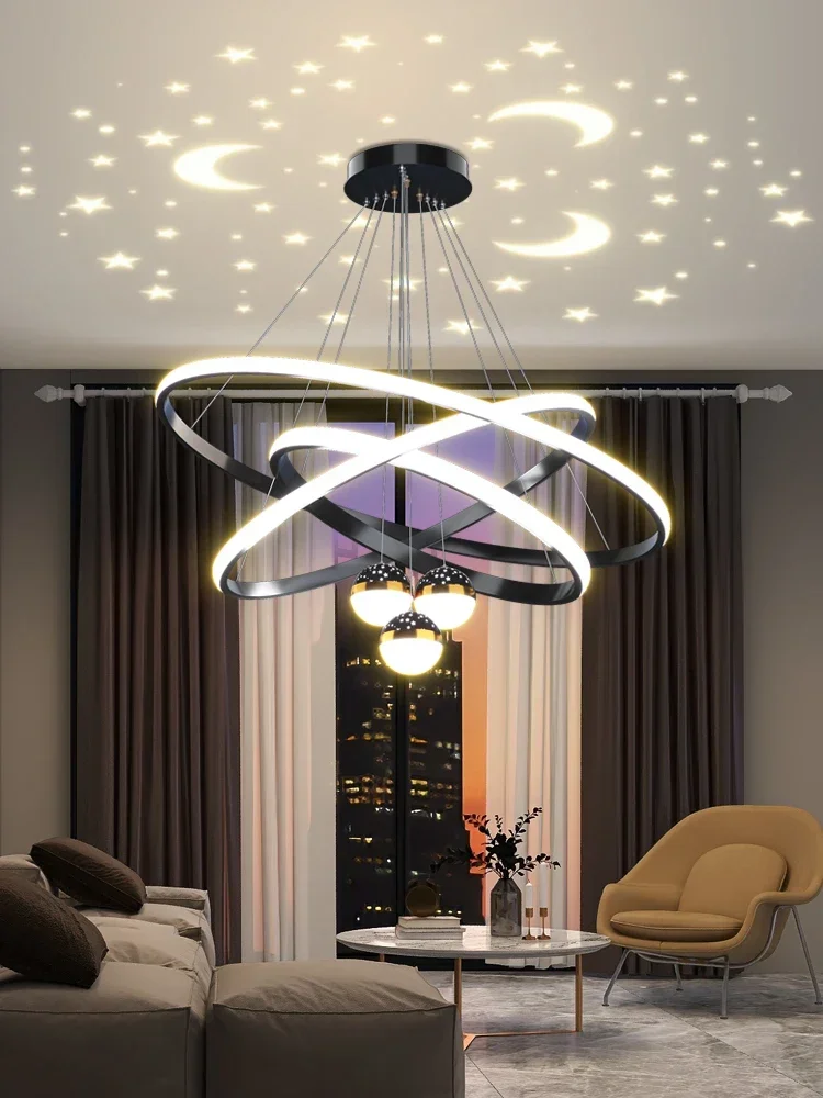 Starry Living Room Chandelier Modern Minimalist Lighting Internet Celebrity Light Luxury Nordic Pendant Lamp Ring Bedroom Dining
Starry Living Room Chandelier Modern Minimalist Lighting Internet Celebrity Light Luxury Nordic Pendant Lamp Ring Bedroom Dining