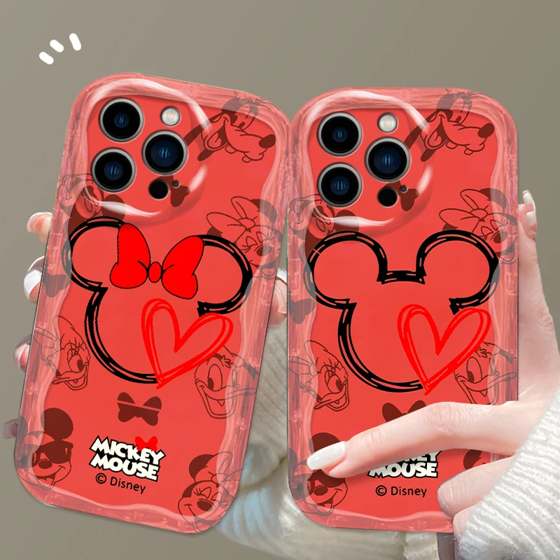 Disney Cute Mickey Minnie For Apple iPhone 15 14 13 12 11 XS XR X Pro Max Plus Wave Oil Back Phone Case
Disney Cute Mickey Minnie For Apple iPhone 15 14 13 12 11 XS XR X Pro Max Plus Wave Oil Back Phone Case