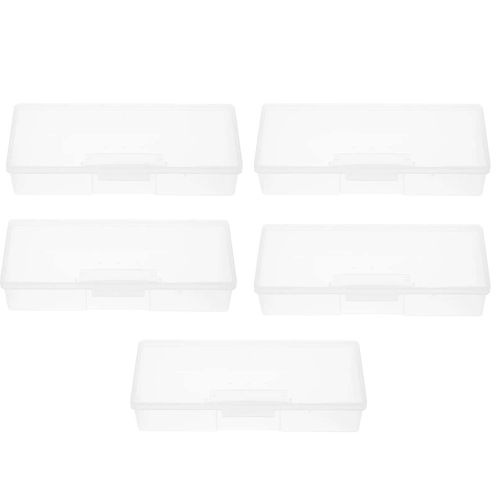5pcs PVC Nail Art Storage Box Transparent Jewelry Bin Lightweight Makeup Container Multifunctional Home Organizer for Desktop
5pcs PVC Nail Art Storage Box Transparent Jewelry Bin Lightweight Makeup Container Multifunctional Home Organizer for Desktop