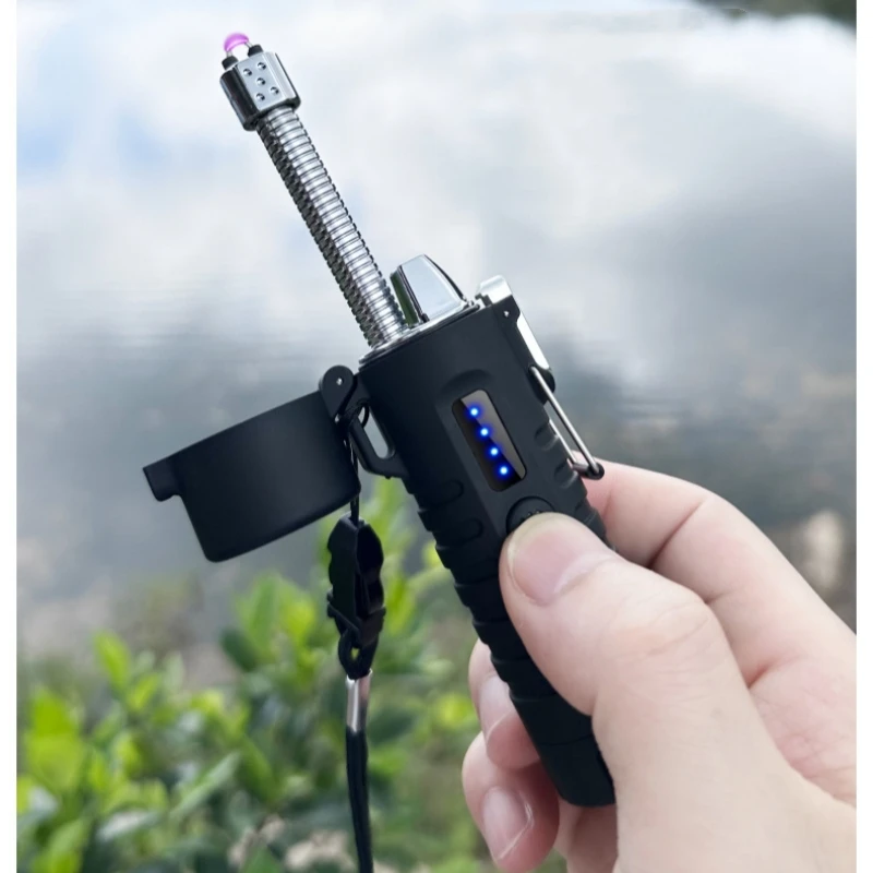2025 New Metal Windproof Waterproof Pulse Double Arc Type-C Rechargeable Portable Flashlight Outdoor Lighter
2025 New Metal Windproof Waterproof Pulse Double Arc Type-C Rechargeable Portable Flashlight Outdoor Lighter