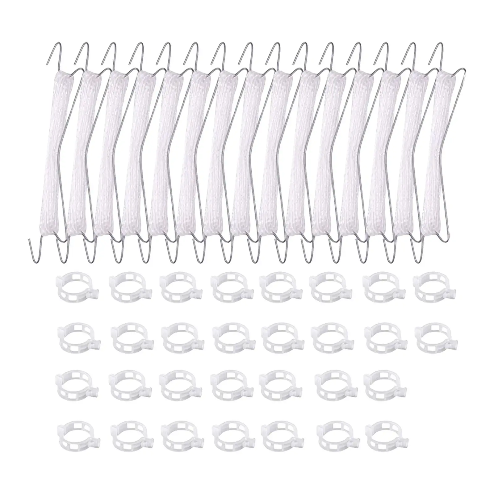 15x Double Tomato Hooks with Twine for Tomato Clips, Plant Clips, Trellis Cluster From Pinching Falling off
15x Double Tomato Hooks with Twine for Tomato Clips, Plant Clips, Trellis Cluster From Pinching Falling off
