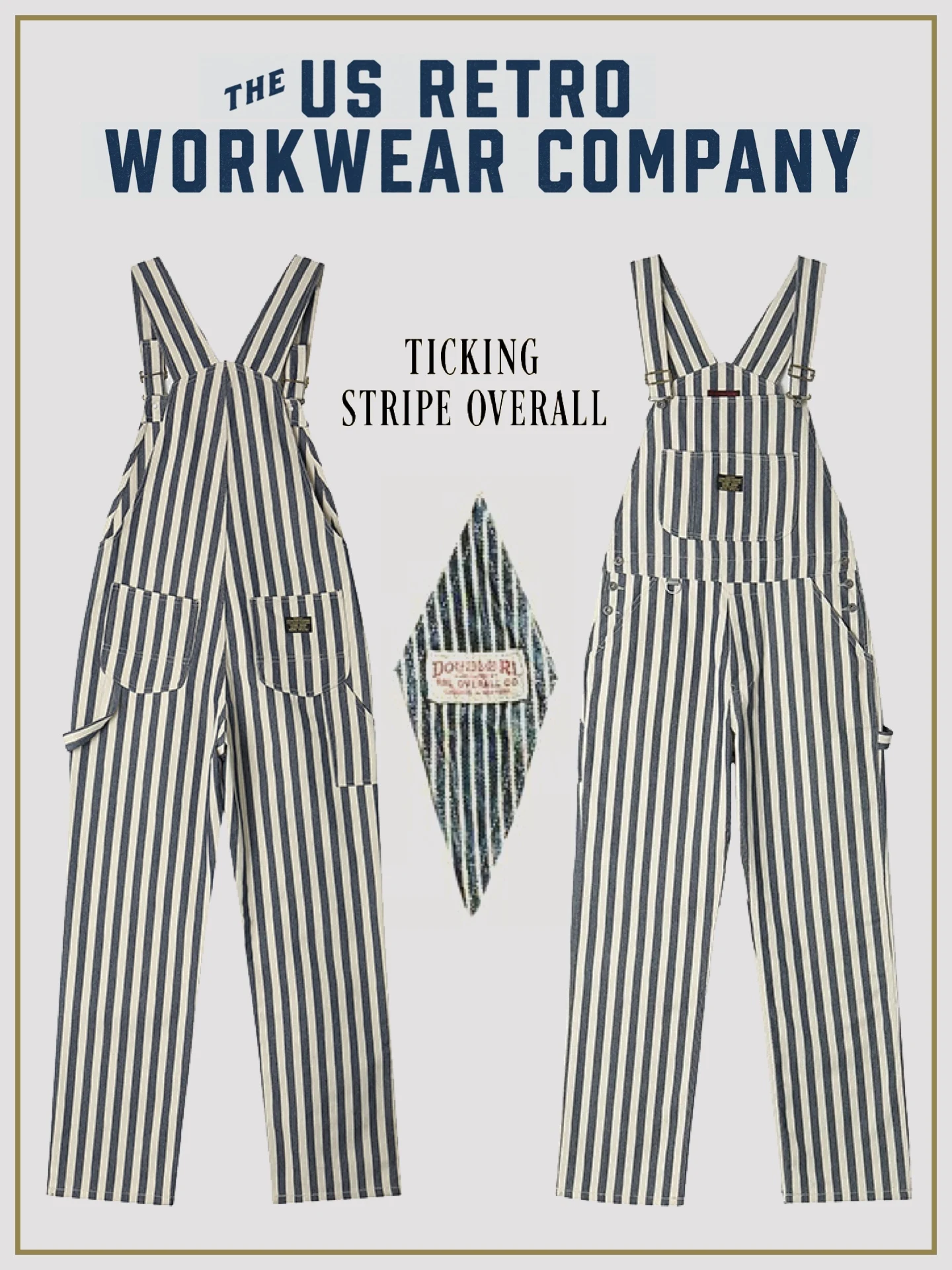 American Retro Train Stripe Design Hickory Walnut Wood Grain Suspenders Pants Men's Straight Leg Long Trousers Spring 2026
American Retro Train Stripe Design Hickory Walnut Wood Grain Suspenders Pants Men's Straight Leg Long Trousers Spring 2026