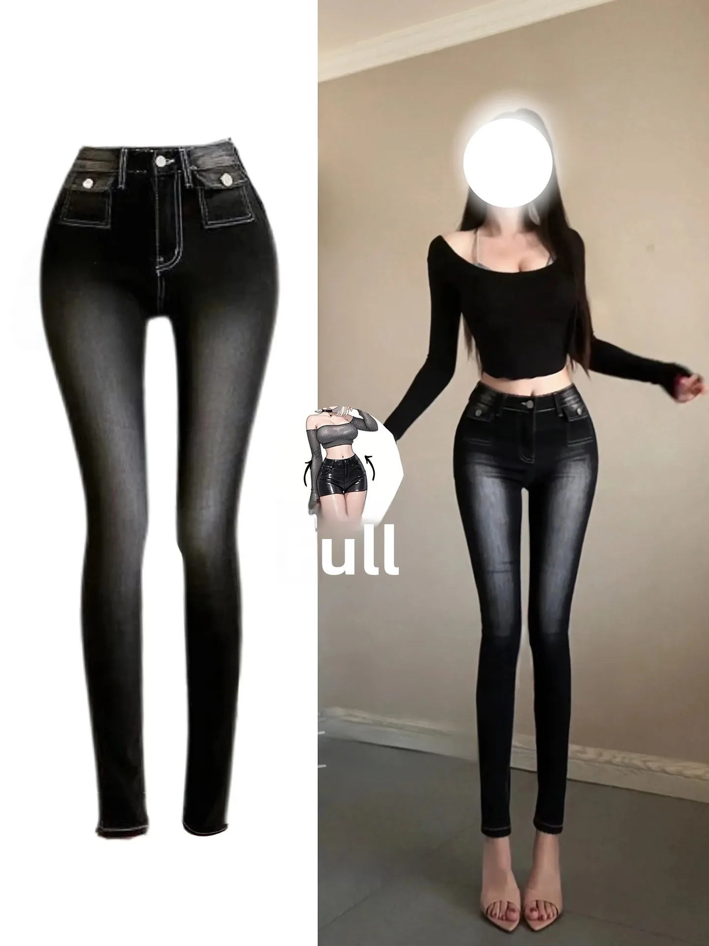 Slim Fit Denim Capri Pants Women's Elastic Stretchy Long Leg Lengthening mid Waist Beautiful Hip Pocket Cotton Stretch Denim
Slim Fit Denim Capri Pants Women's Elastic Stretchy Long Leg Lengthening mid Waist Beautiful Hip Pocket Cotton Stretch Denim