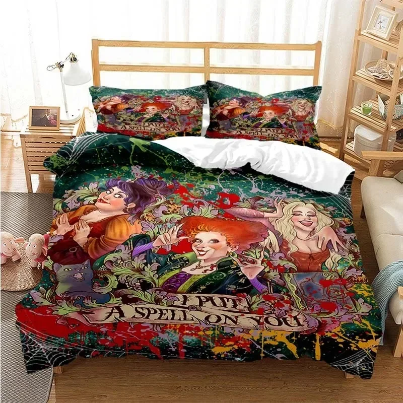 Hocus - Pocus Printed Bed Set Duvet Cover Pillowcase Bedding Set Bed Linen Sheet Quilt Cover Full Queen King Size
Hocus - Pocus Printed Bed Set Duvet Cover Pillowcase Bedding Set Bed Linen Sheet Quilt Cover Full Queen King Size