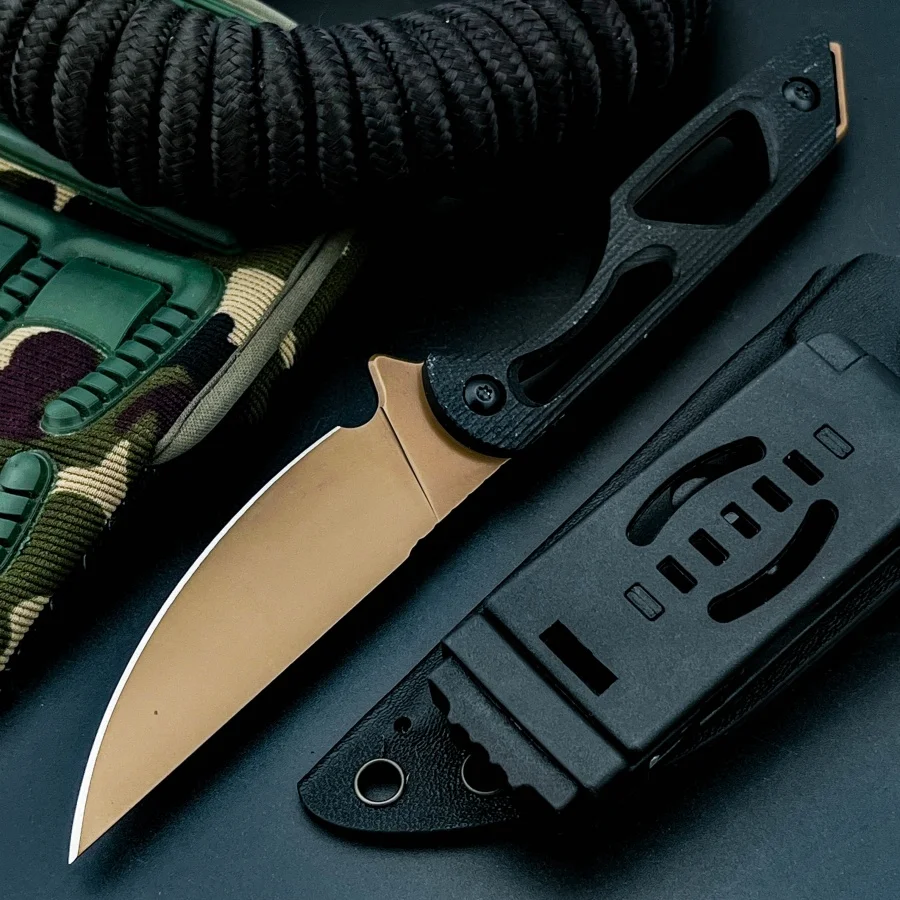 Lightweight Portable Camping Fishing Straight Knife Utility G10 Handle Multi-fuctional Outdoor Hunting Multi-tools with K Sheath
Lightweight Portable Camping Fishing Straight Knife Utility G10 Handle Multi-fuctional Outdoor Hunting Multi-tools with K Sheath