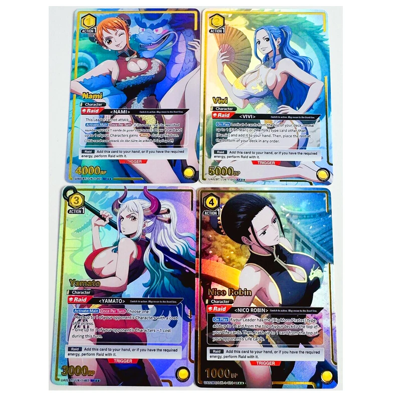4pcs/set Nami Yamato ONE PIECE ACG Sexy Toys Hobbies Hobby Collectibles Game Collection Anime Cards
4pcs/set Nami Yamato ONE PIECE ACG Sexy Toys Hobbies Hobby Collectibles Game Collection Anime Cards