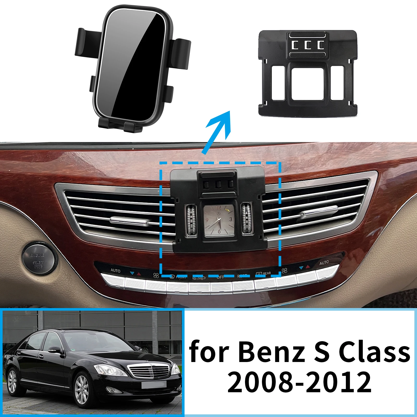 Car Mobile Phone Holder for Mercedes Benz S Class W221 2008~2012 Navigation Stand Auto GPS Bracket Accessories
Car Mobile Phone Holder for Mercedes Benz S Class W221 2008~2012 Navigation Stand Auto GPS Bracket Accessories