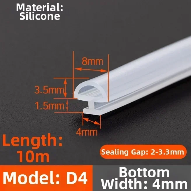 10 Meter TPE Silicone Sealing Strip for Aluminum Sliding with Flexible Hollow Cavity to Block Drafts Dust and Noise
10 Meter TPE Silicone Sealing Strip for Aluminum Sliding with Flexible Hollow Cavity to Block Drafts Dust and Noise