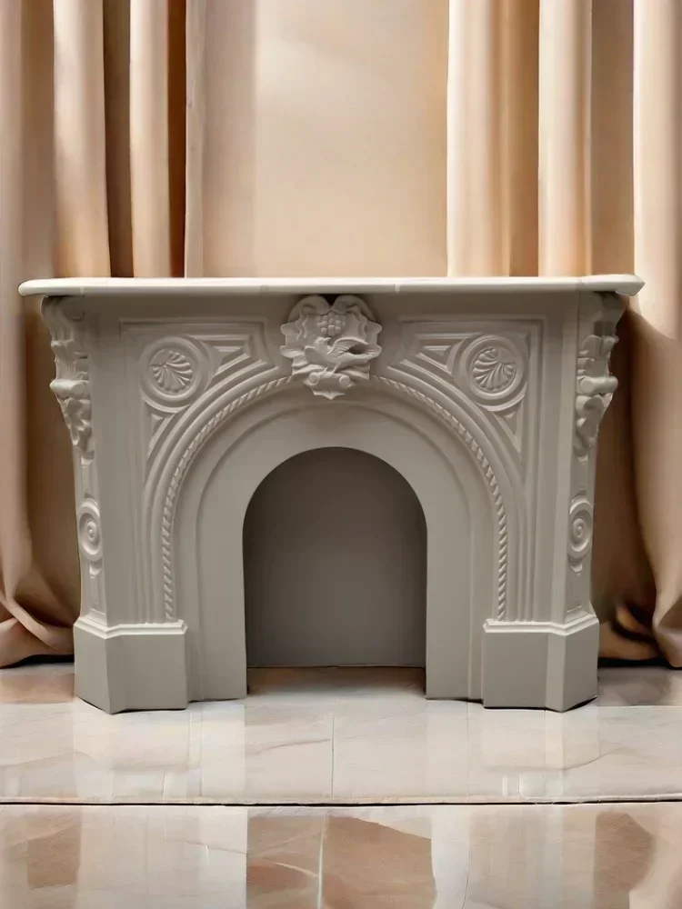 Y French solid wood carving flower fireplace decorative frame retro porch rack narrow fireplace cabinet
Y French solid wood carving flower fireplace decorative frame retro porch rack narrow fireplace cabinet