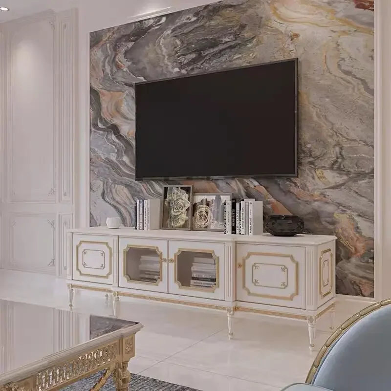 solid wood TV cabinet living room small apartment neoclassical villa luxury coffee table combination
solid wood TV cabinet living room small apartment neoclassical villa luxury coffee table combination
