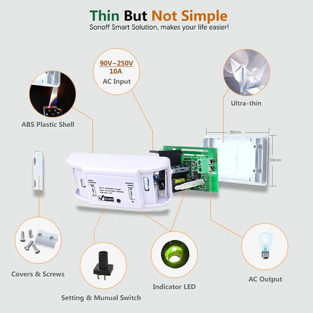 WIFI Smart Switch The Control Timing Wireless Modification System Lighting Controller
WIFI Smart Switch The Control Timing Wireless Modification System Lighting Controller