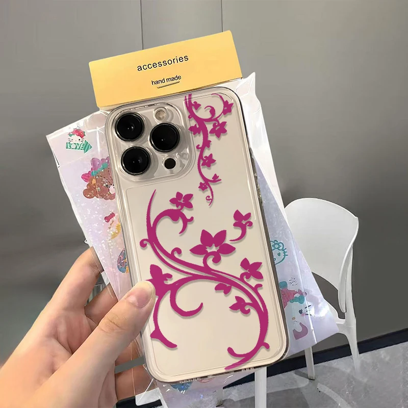 Elegant Red Flower Phone Case For iPhone 17 16 15 11 12 14 13 Pro Max Mini XS XR 7 Plus 17E Shockproof Transparent Cover Fundas
Elegant Red Flower Phone Case For iPhone 17 16 15 11 12 14 13 Pro Max Mini XS XR 7 Plus 17E Shockproof Transparent Cover Fundas