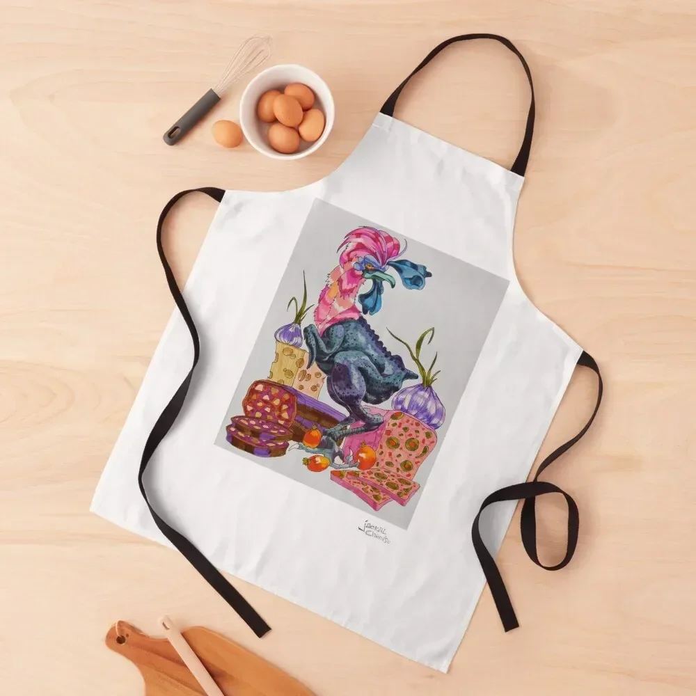 Black Silkie Chicken with Olive Loaf and Blood Sausage Apron women's work man chef uniform For Women Kitchen Apron
Black Silkie Chicken with Olive Loaf and Blood Sausage Apron women's work man chef uniform For Women Kitchen Apron